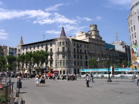 Barselonas pilsētas laukums 16747
