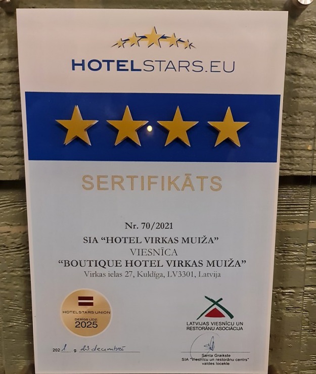 Travelnews.lv iepazīst Kuldīgas 4 zvaigžņu viesnīcu «Boutique Hotel Virkas Muiža» un brokastis 314123