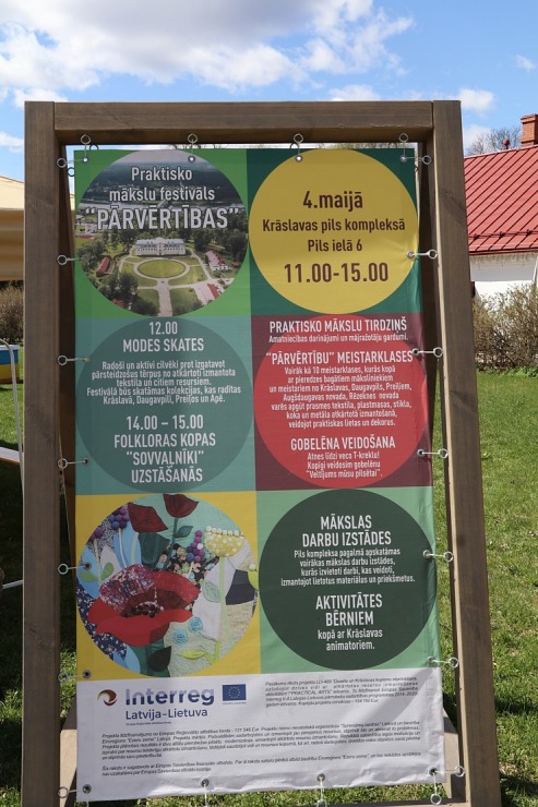 Krāslavas grāfu Plāteru pils kompleksā notiek praktisko mākslu festivāls «Pārvērtības» 316241