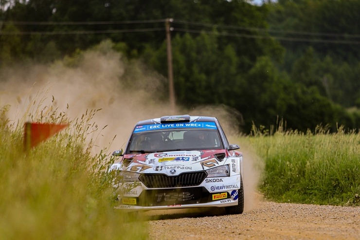 Par Tet Rally Liepāja uzvarētāju pirmoreiz kļūst Mārtiņš Sesks un Renārs Francis. Foto: Gatis Smudzis 319687