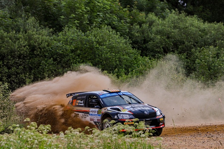 Par Tet Rally Liepāja uzvarētāju pirmoreiz kļūst Mārtiņš Sesks un Renārs Francis. Foto: Gatis Smudzis 319697