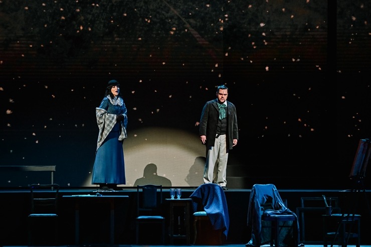 Opermūzikas svētki: Dž. Pučīni operas «Bohēma» oriģināliestudējums Siguldas pilsdrupu estrādē. Foto: : Ginta Zīverte 321070