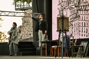 Opermūzikas svētki: Dž. Pučīni operas «Bohēma» oriģināliestudējums Siguldas pilsdrupu estrādē. Foto: : Ginta Zīverte 3