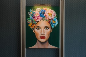 «AKROPOLE Alfa» atklāta mākslinieces Baibas Feoktistovas izstāde «Sievišķības portrets» 1