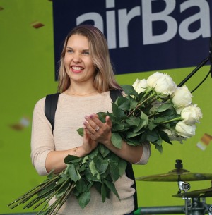 «airBaltic» lidostā «Rīga» svinīgi sagaida lidsabiedrības 50 000 000 pasazieri 11