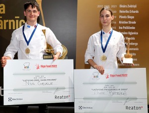 «Latvijas gada pavārs 2022» ir Nils Ģēvele un «Latvijas pavārzellis 2022» ir Agate Batraga 18