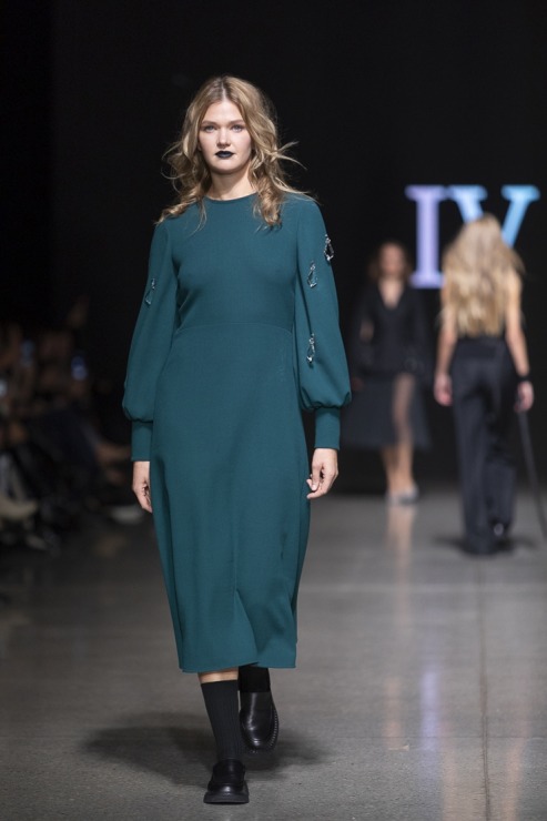 Rīgas modes nedēļā «Riga Fashion Week 2022» prezentējas «Iveta Vecmane» no Latvijas. Foto: Mark Litvyakov 326471