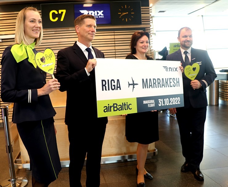 «airBaltic» atklāj pirmo tiešo regulāro lidojumu no Rīgas uz Āfriku (Marakešu) 326754