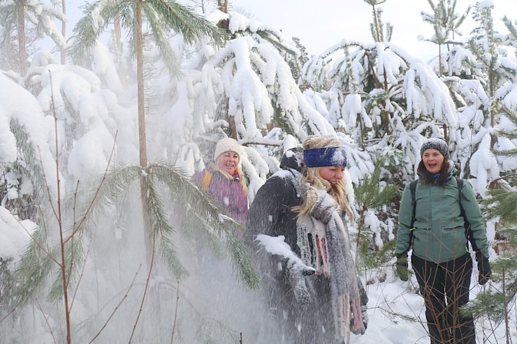 Travelnews.lv izbauda 24 km pārgājienu Jelgavas novadā sala un vēja apstākļos 330760