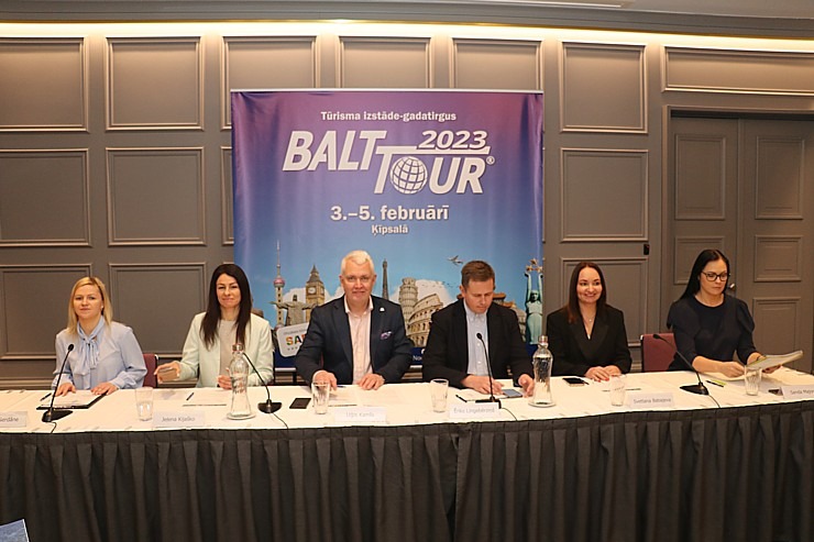 Tūrisma izstādes «Balttour 2023» organizatori rīko preses konferenci Rīgas viesnīcā «Grand Poet Hotel» 331768