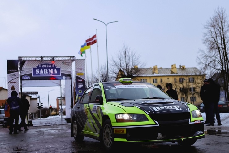 Rallija «Sarma 2023» kopvērtējuma uzvara arī šoreiz latviešiem izslīd caur pirkstiem. Foto: Gatis Smudzis 332897