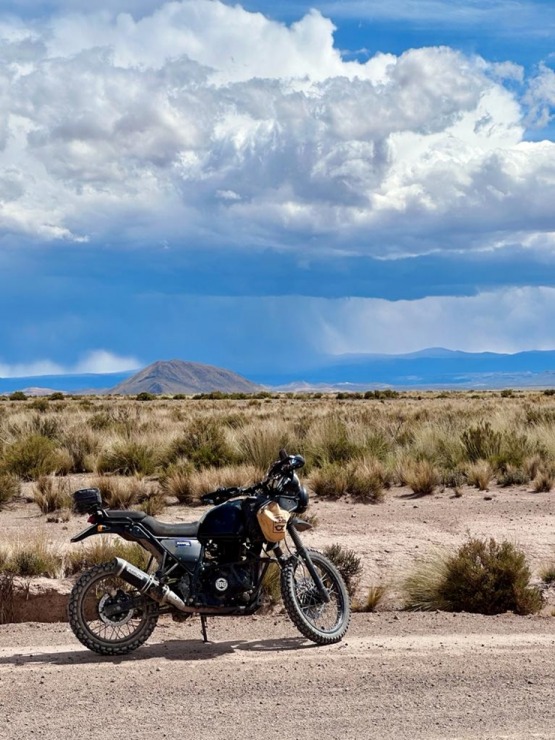 Arnis Jaudzems ar motociklu apceļo Argentīnu 2000 km garā maršrutā. Foto: Arnis Jaudzems 334994