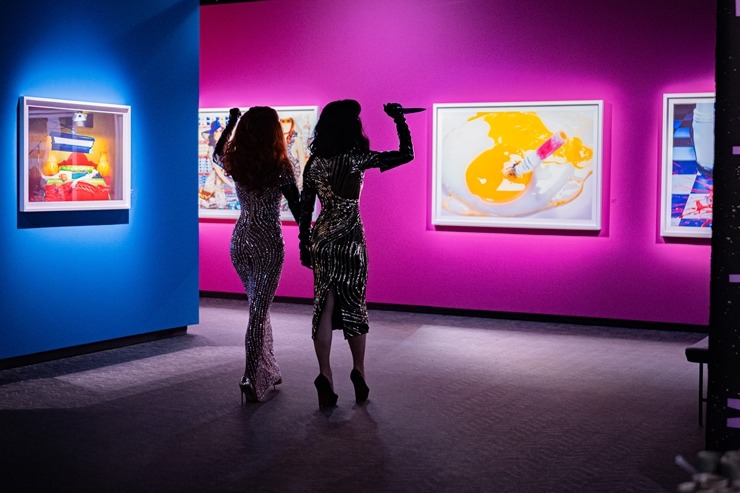 Mākslinieka Mailza Oldridža izstādes atklāšana muzejā «Fotografiska» Tallinā. Foto: Siim Loog 335464