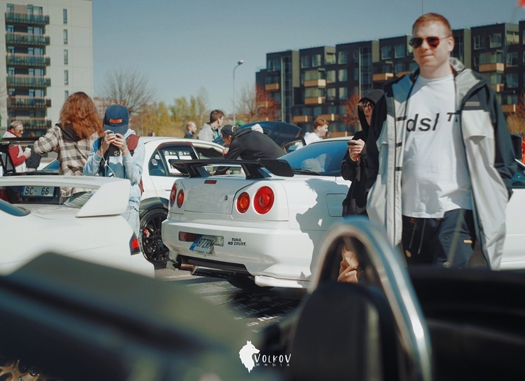 Japāņu automašīnu saietā «Japfest Riga» pulcējas 250 spēkratu īpašnieki no Baltijas. Foto: Sergejs Volkovs 335499