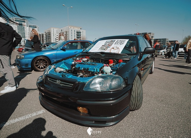 Japāņu automašīnu saietā «Japfest Riga» pulcējas 250 spēkratu īpašnieki no Baltijas. Foto: Sergejs Volkovs 335502