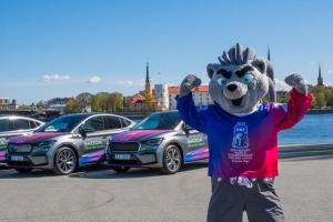 Škoda turpina veiksmīgo sadarbību Starptautisko Hokeja federāciju. Foto: Gatis Smudzis 10