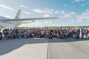 «airBaltic» sadarbībā ar Latvijas Hokeja federāciju organizē fanu lidojumus uz Tamperi 6