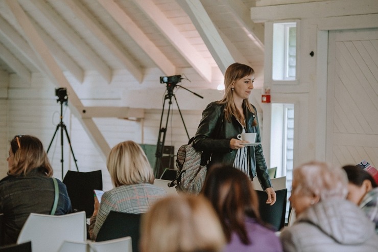 Lūznavas muižā pulcējas Latgales tūrisma profesionāļi uz semināru «Esi i dori». Foto: Dagnija Bernāne 337359