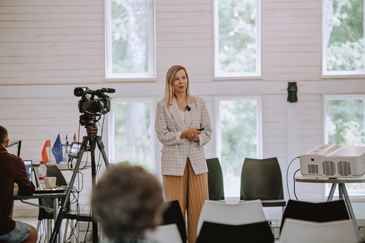 Lūznavas muižā pulcējas Latgales tūrisma profesionāļi uz semināru «Esi i dori». Foto: Dagnija Bernāne 337381