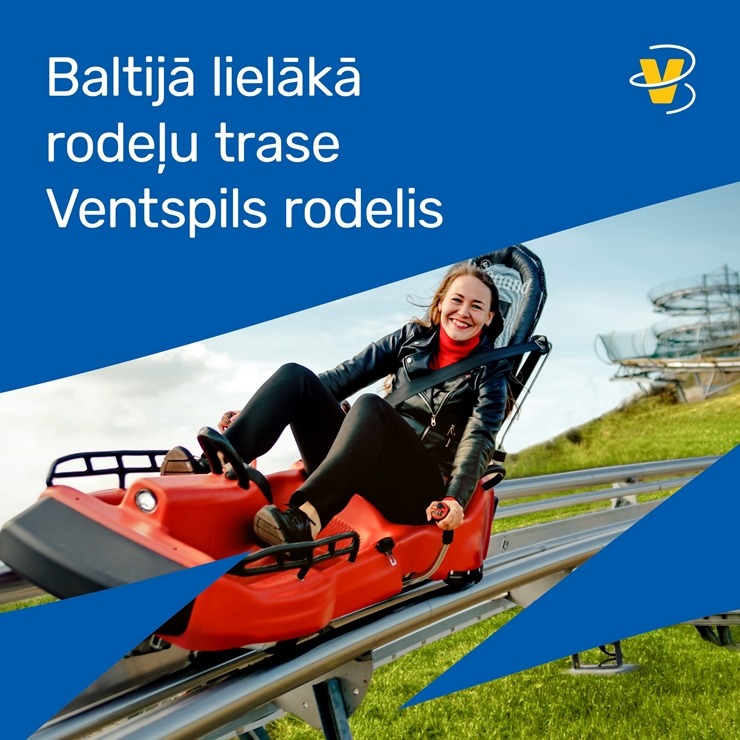 Ventspils Piedzīvojumu parkā tika atklāta Baltijā lielākā rodeļu trase - Ventspils rodelis. Foto: ocventspils.lv 337704