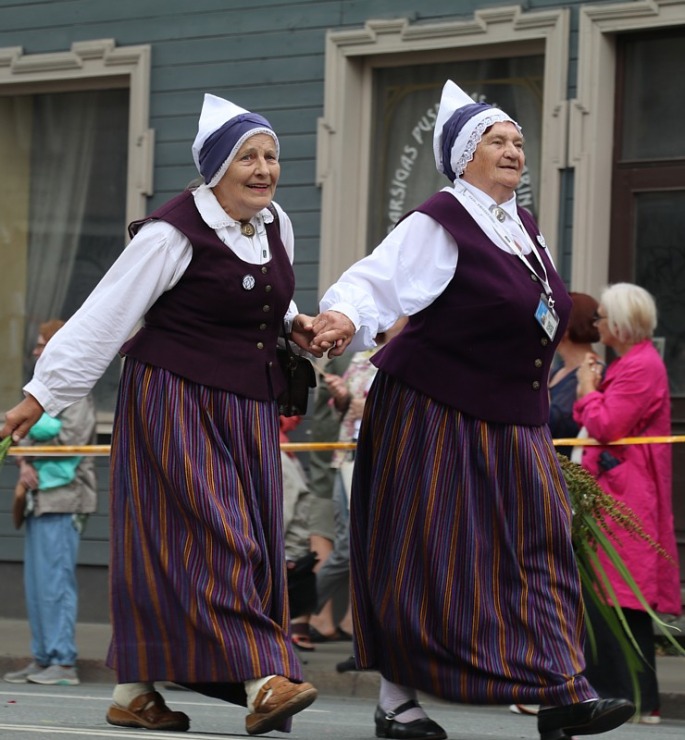 Foto mirkļi no dziesmu un deju svētku dalībnieku gājiena Rīgā - «Novadu dižošanās» 339108