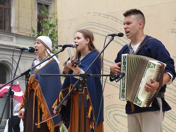 Foto mirkļi no dziesmu un deju svētku dalībnieku gājiena Rīgā - «Novadu dižošanās» 339124