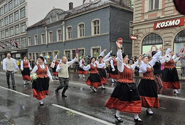 Foto mirkļi no dziesmu un deju svētku dalībnieku gājiena Rīgā - «Novadu dižošanās» 339131