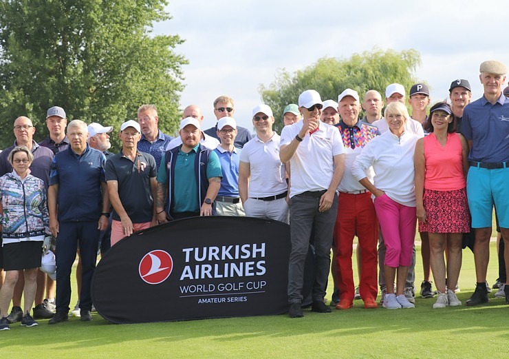 Turkish Airlines Pasaules Golfa Kausa turnīrs notiek Rīgas Ozo golfa klubā 340226