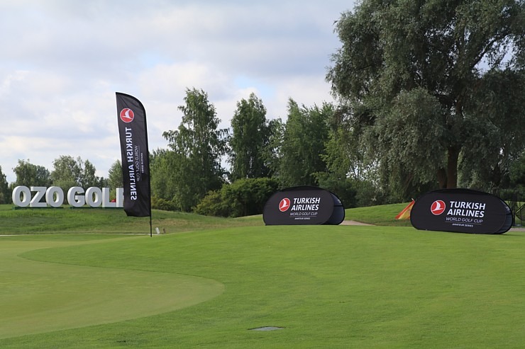 Turkish Airlines Pasaules Golfa Kausa turnīrs notiek Rīgas Ozo golfa klubā 340254