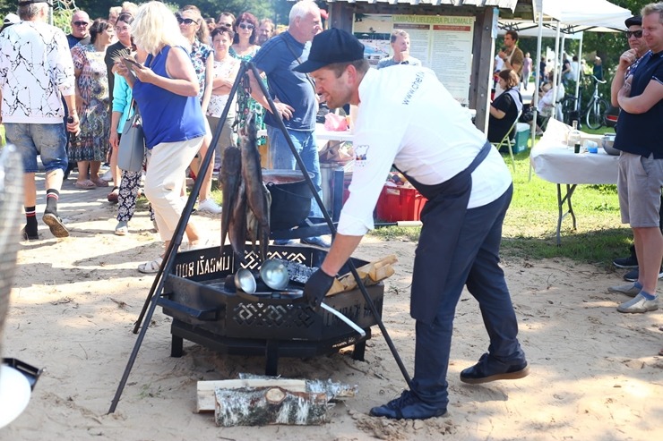 Limbaži 830.gadu jubileju svin Lielezera pludmalē ar dažādām aktivitātēm. Foto: Ingus Evertovskis 341262