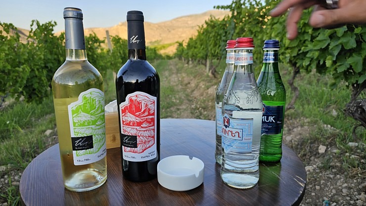 Travelnews.lv Armēnijā izbauda bagātīgas vakariņas vīnogu laukā kopā ar «Areni Wine Winery». Sadarbībā ar airBaltic 341482