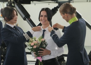 «airBaltic» Pilotu akademija svin piekto gadadienu 18