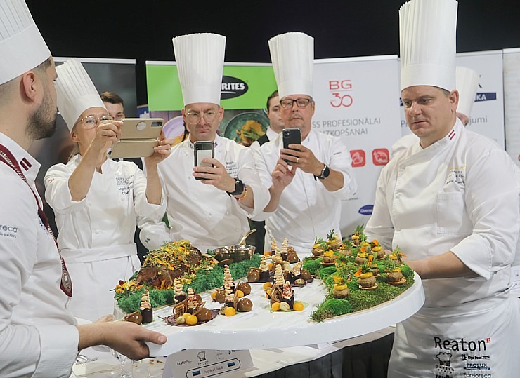 Latvijas talantīgākie šefpavāri sacenšas par tiesībām doties uz «Bocuse dOr» sacensībām 343298