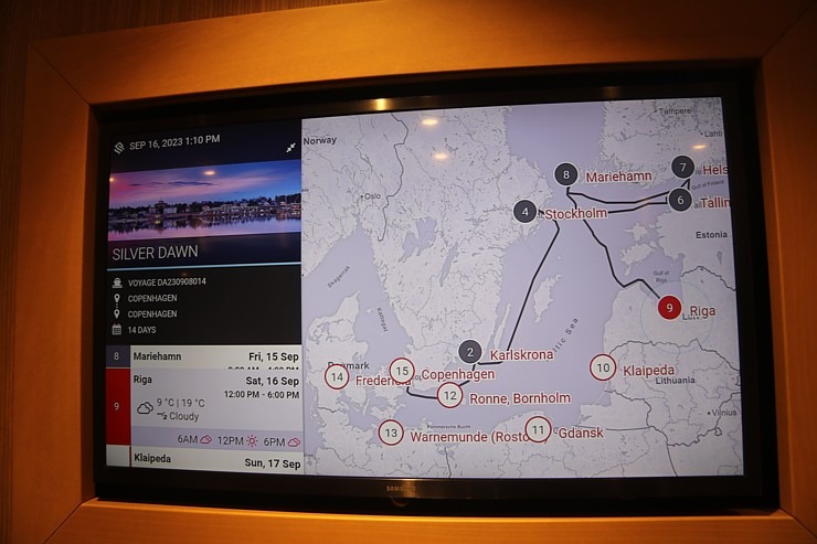 Rīgas ostā pirmo reizi ienāk kruīzu kompānijas «Silversea Cruises» luksus klases kuģis «Silver Dawn» 343377
