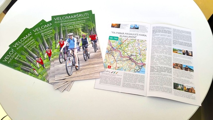 Augšdaugavas novadā pilnveidota veloinfrastruktūra un tūrisma informācijas pieejamība. Foto: Augsdaugavasnovads.lv 344389