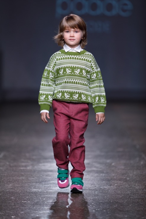 Rīgas modes nedēļa piedāvā iepazīties ar bērnu apģērbu kolekciju PAADE MODE no Latvijas. Foto: Mark Litvyakov 345896