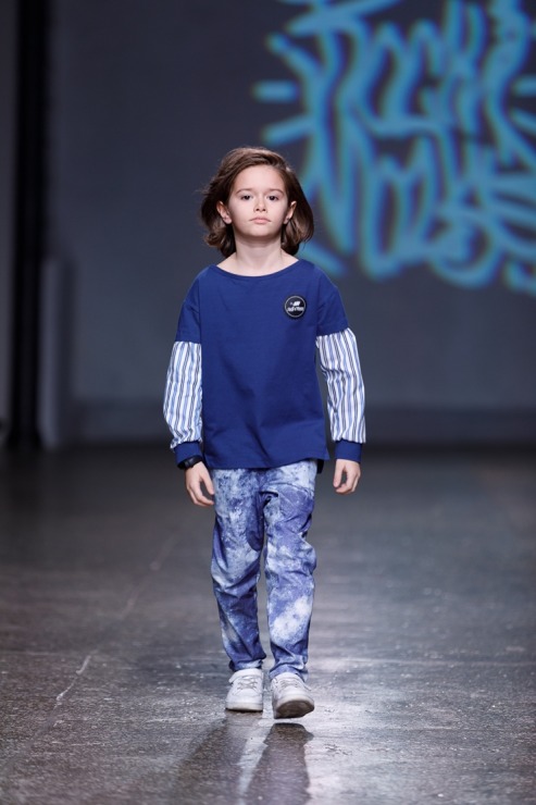 Rīgas modes nedēļa piedāvā iepazīties ar bērnu apģērbu kolekciju ROCK & MOUSE no Latvijas. Foto: Mark Litvyakov 345948