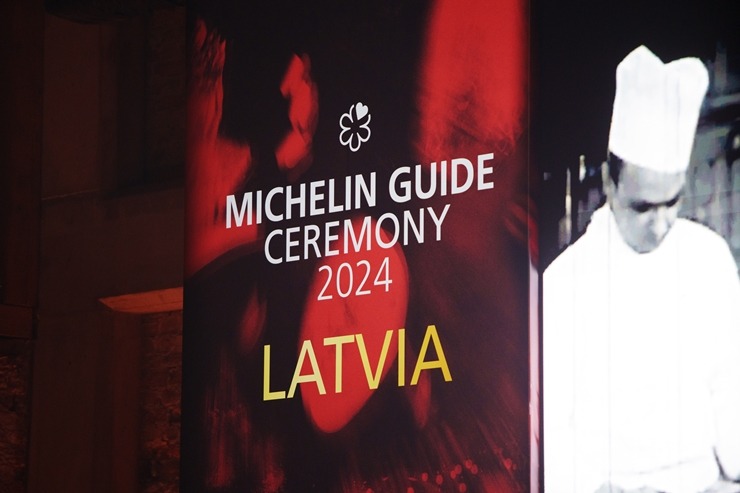 Slavenais gardēžu ceļvedis «Michelin Guide» svinīgā ceremonijā nosaka labākos Latvijas restorānus. Foto: Rojs Maizītis 346738