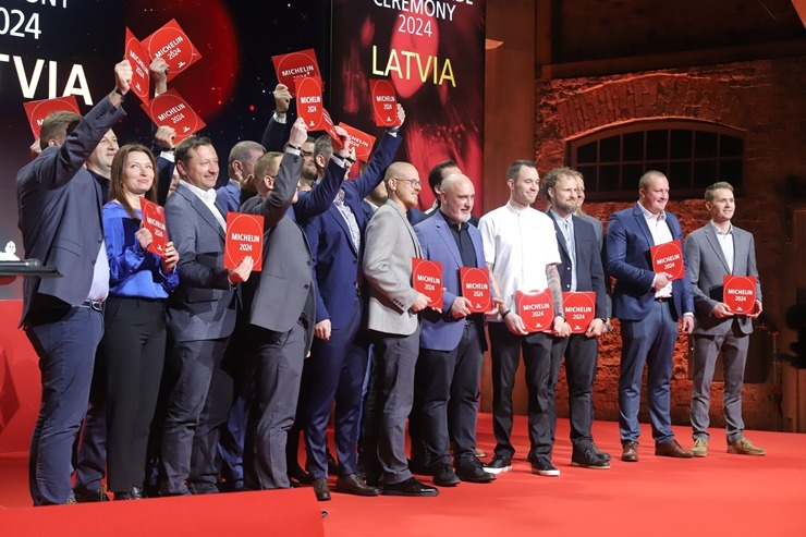 Slavenais gardēžu ceļvedis «Michelin Guide» svinīgā ceremonijā nosaka labākos Latvijas restorānus. Foto: Rojs Maizītis 346758