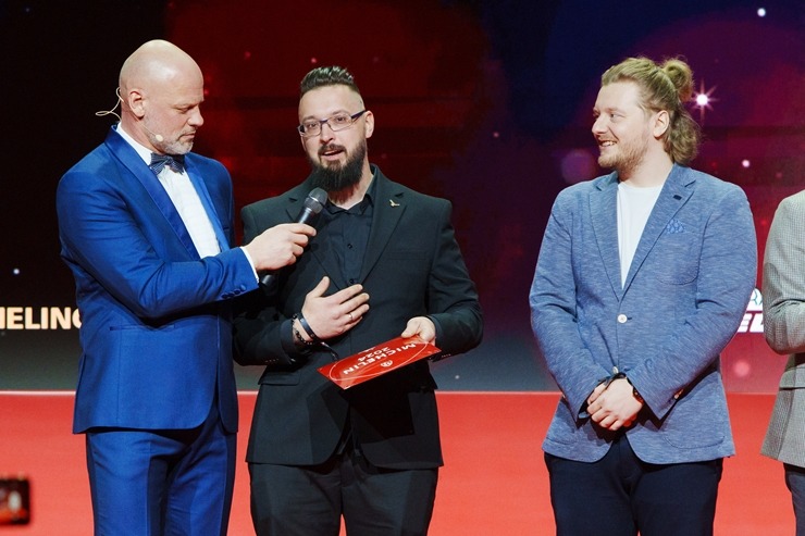 Slavenais gardēžu ceļvedis «Michelin Guide» svinīgā ceremonijā nosaka labākos Latvijas restorānus. Foto: Rojs Maizītis 346779