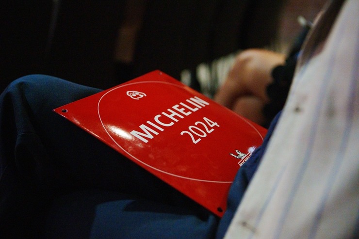 Slavenais gardēžu ceļvedis «Michelin Guide» svinīgā ceremonijā nosaka labākos Latvijas restorānus. Foto: Rojs Maizītis 346781