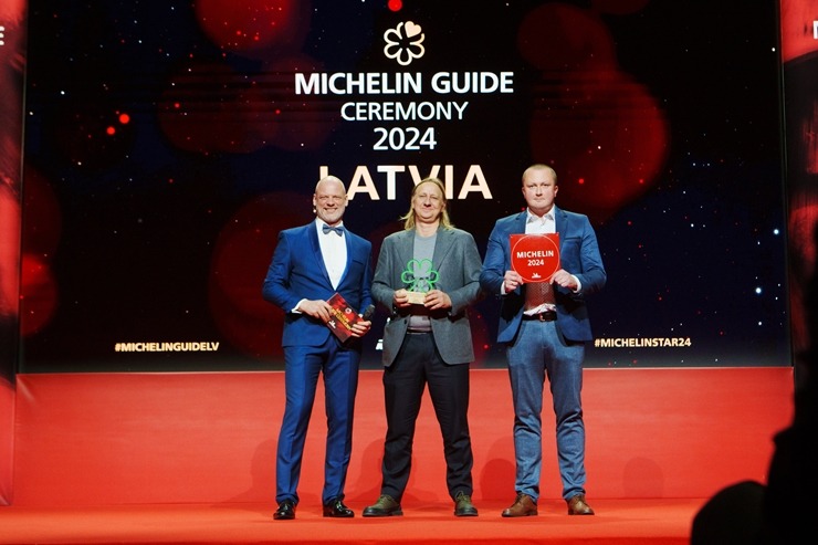 Slavenais gardēžu ceļvedis «Michelin Guide» svinīgā ceremonijā nosaka labākos Latvijas restorānus. Foto: Rojs Maizītis 346795
