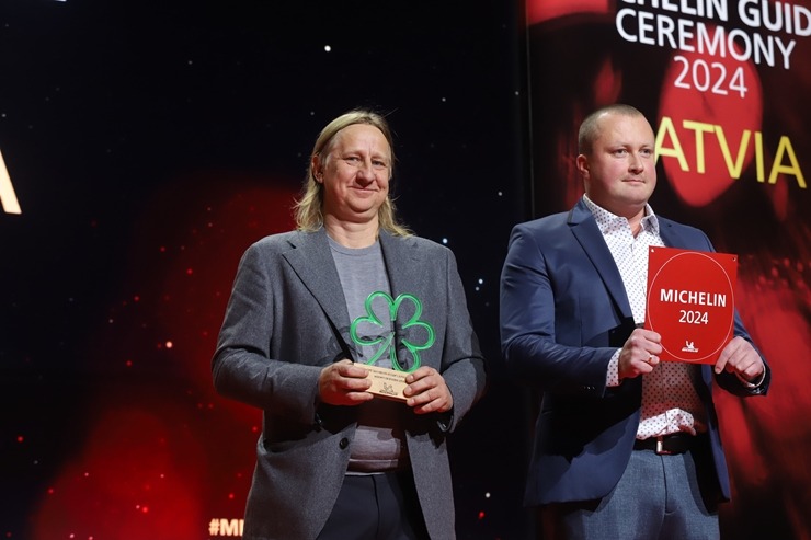 Slavenais gardēžu ceļvedis «Michelin Guide» svinīgā ceremonijā nosaka labākos Latvijas restorānus. Foto: Rojs Maizītis 346796