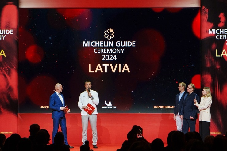Slavenais gardēžu ceļvedis «Michelin Guide» svinīgā ceremonijā nosaka labākos Latvijas restorānus. Foto: Rojs Maizītis 346803