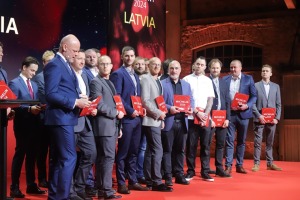 Slavenais gardēžu ceļvedis «Michelin Guide» svinīgā ceremonijā nosaka labākos Latvijas restorānus. Foto: Rojs Maizītis 23