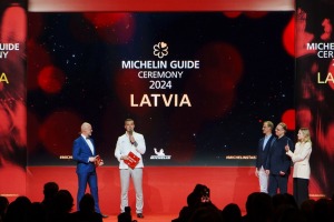 Slavenais gardēžu ceļvedis «Michelin Guide» svinīgā ceremonijā nosaka labākos Latvijas restorānus. Foto: Rojs Maizītis 66