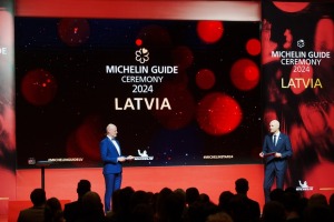 Slavenais gardēžu ceļvedis «Michelin Guide» svinīgā ceremonijā nosaka labākos Latvijas restorānus. Foto: Rojs Maizītis 9