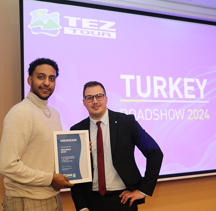 Tūroperators «Tez Tour Latvija» rīko izzinošu «Turkey Roadshow 2024» Latvijas ceļojumu konsultantiem 349055
