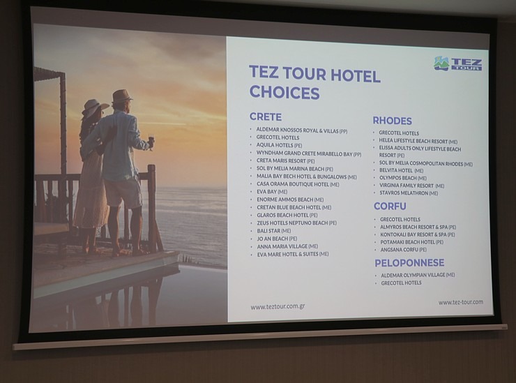 Tūroperators «Tez Tour Latvija» kopā ar Grieķijas viesnīcām rīko «Greece RoadShow 2024» ceļojumu konsultantiem 350537