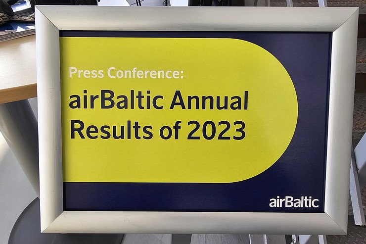 «airBaltic» īpašā preses konferencē ziņo par 2023.gada rezultātiem 350603